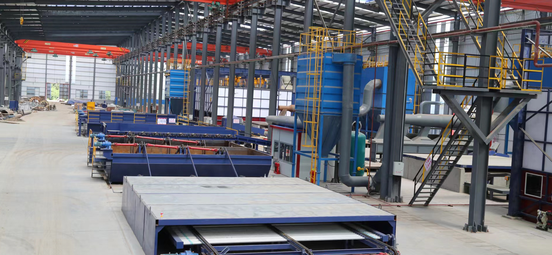 全封閉的預(yù)處理室，適用于酸洗，漂洗，助焊，酸霧收集和洗滌塔系統(tǒng)